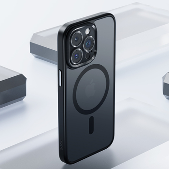 Rock Guard Touch Matte Series Magnetic Case for Iphone 16 Pro black