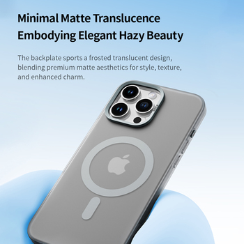 Rock Matte Series Magnetic Case for Iphone 16 Pro Max gold