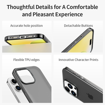 Rock Etui Matte Series Magnetic do Iphone 16 Pro Max czarne