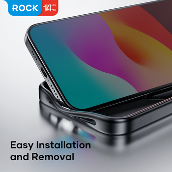 Rock Guard Touch Matte Series Magnetic Case for Iphone 15 Pro Max grey