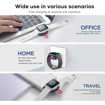 Rock Induction charger W26 - Type C - for Apple Watch 2,5W white