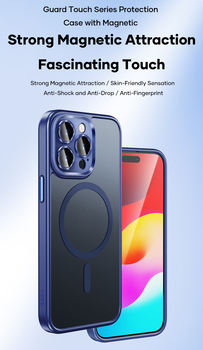 Rock Etui Guard Touch Matte Series Magnetic do Iphone 15 Plus czarne