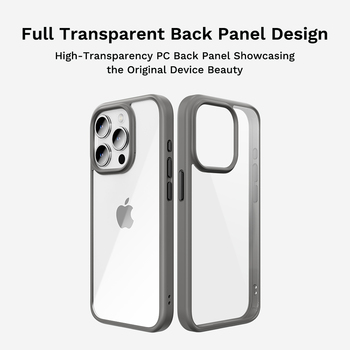 Rock Etui Guard Series do Iphone 16 Pro Max przezroczysto-czarne