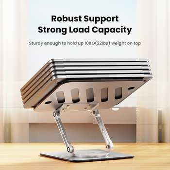 Rock Laptop stand Ultra Light Aluminium silver