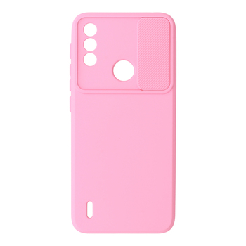 Camshield Soft do Motorola Moto E7 Power/E7i Power Jasnoróżowy