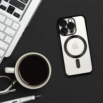 Metallic Magsafe Case do Iphone 16 Pro Czarny