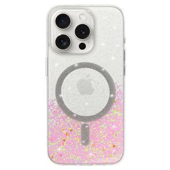 Tel Protect Moonlite Magsafe Case do Iphone 15 różowy clear
