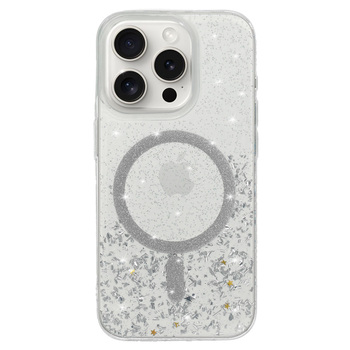 Tel Protect Moonlite Magsafe Case do Iphone 16 Pro srebrny clear