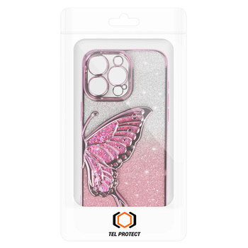 Tel Protect Butterfly Water Case do Iphone 13 Pro różowy