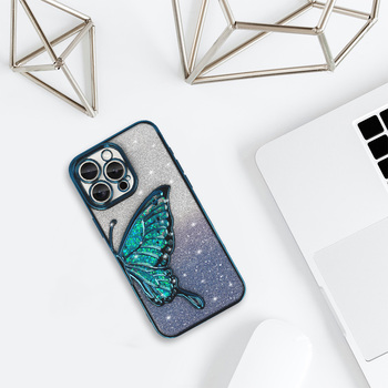 Tel Protect Butterfly Water Case do Iphone 14 niebieski