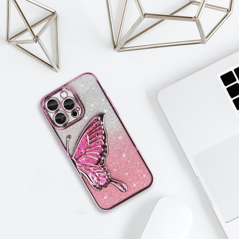 Tel Protect Butterfly Water Case do Iphone 15 Pro różowy