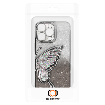 Tel Protect Butterfly Water Case do Iphone 15 Pro srebrny