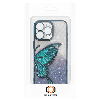 Tel Protect Butterfly Water Case do Iphone 16 Pro Max niebieski