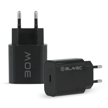 Blavec Ładowarka sieciowa BC-1 - Typ C - PD 30W (TCBC1-CB30) czarna
