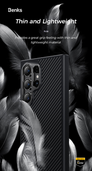 Benks Magnetic Armor Pro Kevlar Case 600D (0040) for Samsung Galaxy S24 black