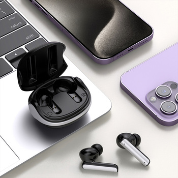 Blavec Słuchawki Bluetooth TWS BW-03 Infinity Pro ANC+ENC (BW03IP-B) czarne