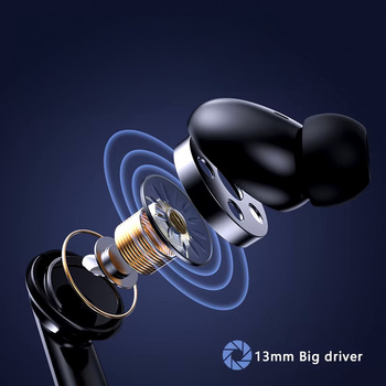 Blavec Słuchawki Bluetooth TWS BW-03 Infinity Pro ANC+ENC (BW03IP-B) czarne