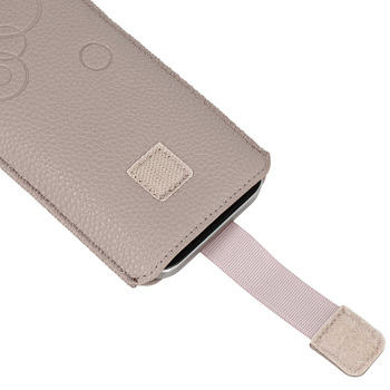 WONDER Deko Pouch Case (Size M) for Iphone 5/Nokia 215 4G/225/5310 2020 cappuccino