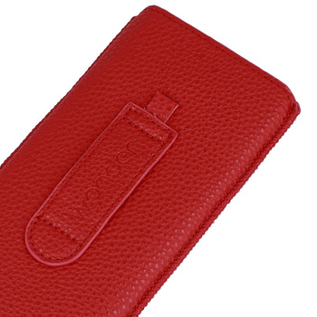 WONDER Deko Pouch Case (Size M) for Iphone 5/Nokia 215 4G/225/5310 2020 red