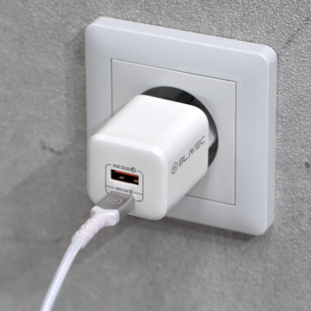 Blavec Ładowarka sieciowa BC-4 GaN - USB + Typ C - PD QC 35W 3A (TCBC4G-UCW353A) biała