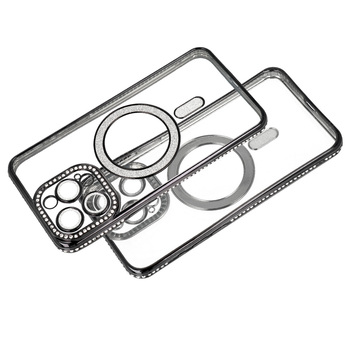 Bling Magsafe Case do Iphone 16 Pro Max czarny