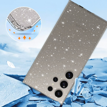 Crystal Glitter Case for Samsung Galaxy S25 Ultra Silver