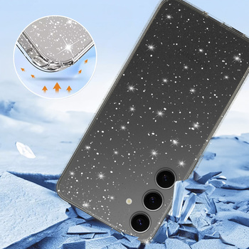 Crystal Glitter Case for Samsung Galaxy S24 FE Silver