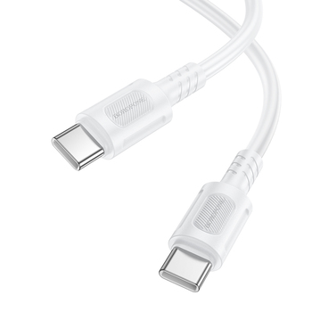 Borofone Cable BX111 Feliz - Type C to Type C - 60W 3A 1 metre white