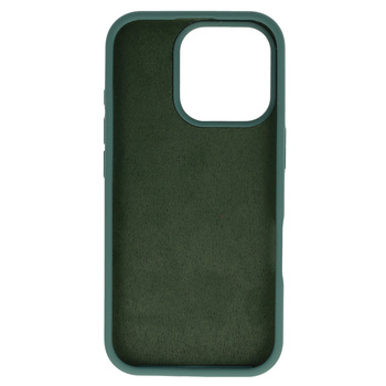 Tel Protect Silicone Premium do Iphone 16 Pro ciemnozielony