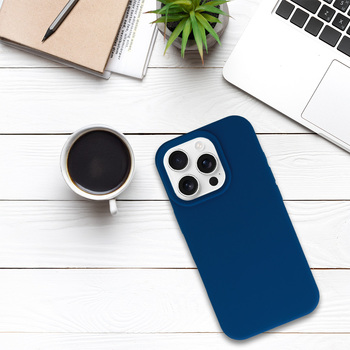 Tel Protect Silicone Premium for Iphone 16 Pro navy
