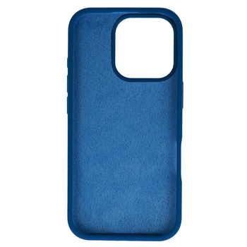 Tel Protect Silicone Premium do Iphone 16 Pro Max granatowy