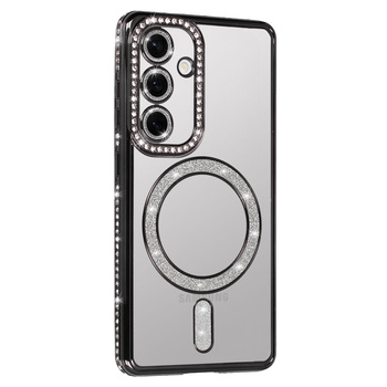 Bling Magsafe Case do Samsung Galaxy S24 czarny