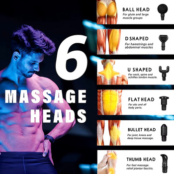 Blavec Pistolet do masażu / masażer BMG-01 Massage Gun MAX czarny
