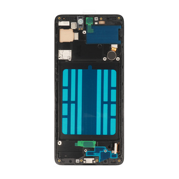 Mecanico Wyświetlacz LCD T2O do Samsung Galaxy A71 4G czarny z ramką