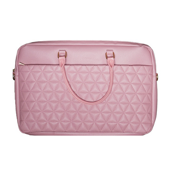Wonder Briefcase Laptop 15-16 inches pico quilted pink