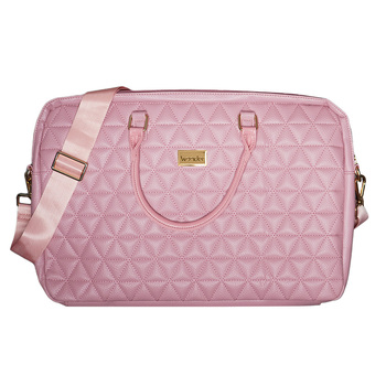 Wonder Briefcase Laptop 17 inches pico quilted pink
