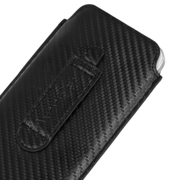 Kieszonka Wonder CARBON (ROZMIAR S) do Nokia 105 2019/150/216 CZARNA