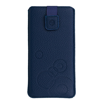 Kieszonka WONDER Deko (ROZMIAR M) do Iphone 5/Nokia 215 4G/225/5310 2020 granatowa