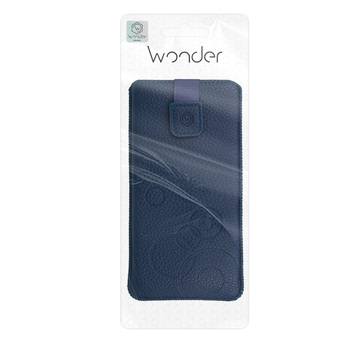 Kieszonka WONDER Deko (ROZMIAR M) do Iphone 5/Nokia 215 4G/225/5310 2020 granatowa