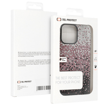 Tel Protect Diamond Case do Samsung Galaxy S25 bordowy