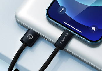 Blavec Kabel Candy oplot - USB na Lightning - 2,4A 3 metry Apple CarPlay (CCA-UL24B30) czarny