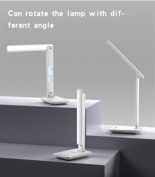 Yesido Desktop lamp DS20 induction with LCD display white