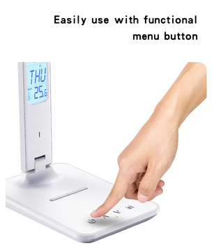 Yesido Desktop lamp DS20 induction with LCD display white