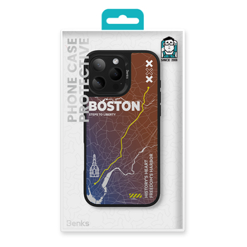 Benks Dynamic City Boston Case for Iphone 16 Pro