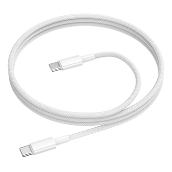 Borofone Kabel BX117 Source - Typ C na Typ C - PD 60W 3A 1 metr biały