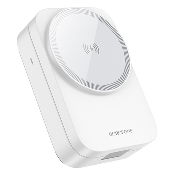 Borofone Ładowarka indukcyjna BQ38 Sharp 3 w 1 15W biała