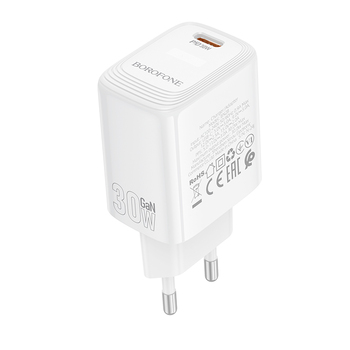 Borofone Ładowarka sieciowa BN28 Fuente - Typ C - PD 30W biała