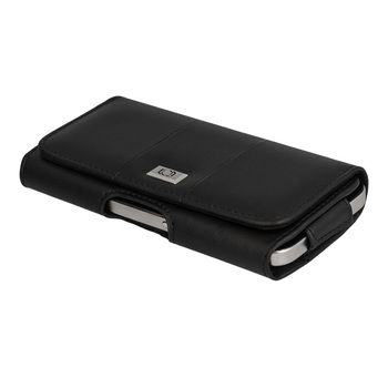 Tel Protect Kabura MAX (ROZMIAR 14) do Iphone 11/16 Plus/16 Pro/Huawei P30 Lite/Samsung S23/S24 czarny, skóra (155x80x14 mm)