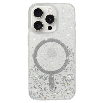 Tel Protect Moonlite Magsafe Case for Samsung Galaxy S24 FE silver clear