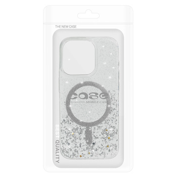 Tel Protect Moonlite Magsafe Case for Samsung Galaxy S25 silver clear